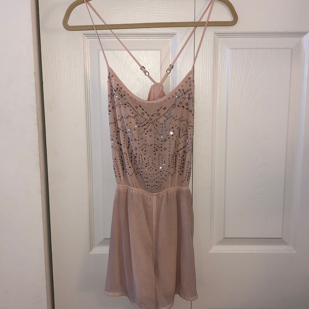 Pale Pink Romper - Picture 1 of 4